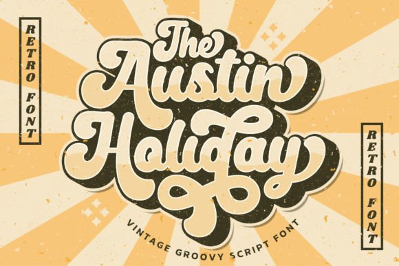 Austin Holiday: A Retro Script Font for Web Design
