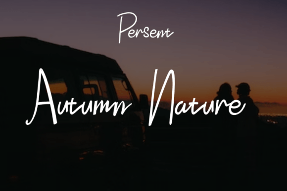 Autumn Nature Typeface for Elegant Branding