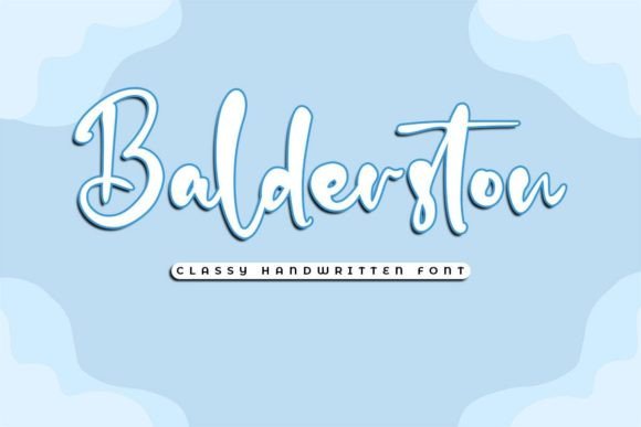 Balderston Font Review: Elegant Script for Designers
