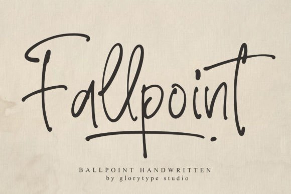 Fallpoint: The Handwritten Font for Branding