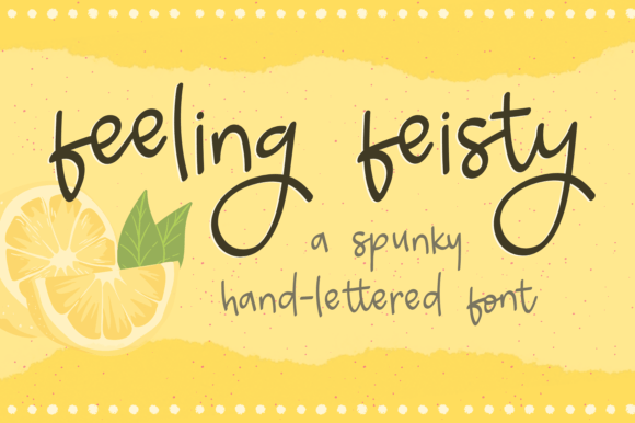 Feeling Feisty Typeface for Editorial Design