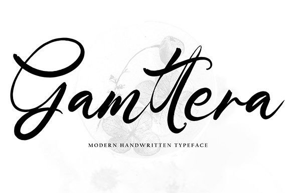 Gamtera: A Modern Handwritten Script Font for Brands