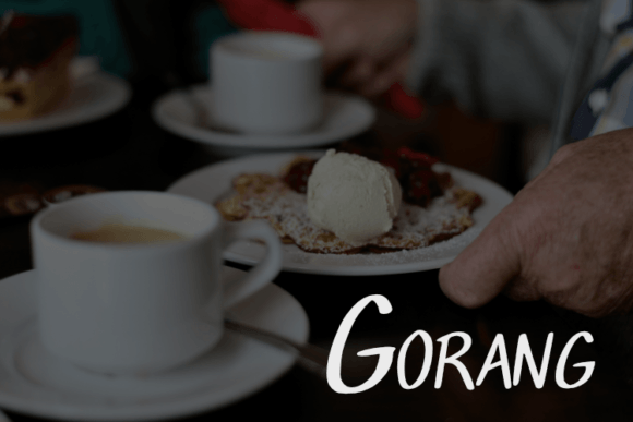 Gorang: A Modern Script Typeface for Elegant Editorial Design