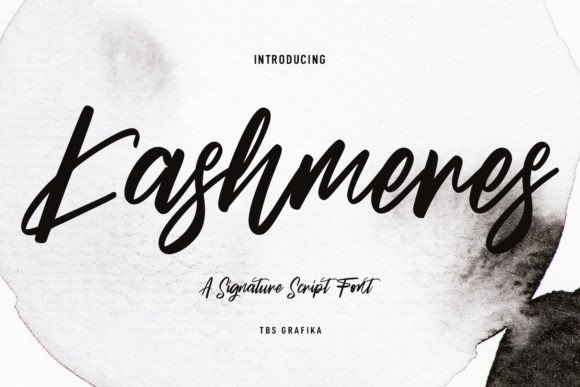 Kashmeres Font: Elegant Script for Creative Design