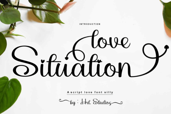 Love Situation Font for Small Business Branding