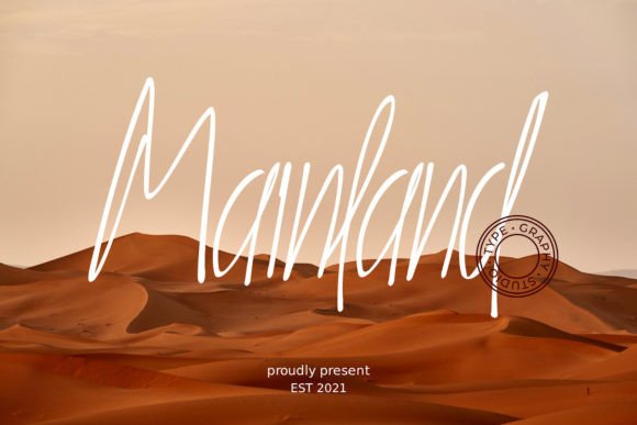 Mainland: The Script Font That Elevates Campaign Visuals