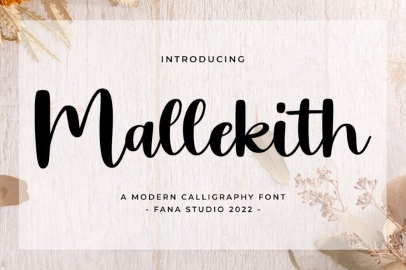 Mallekith: A Stylish Script Font for Makers