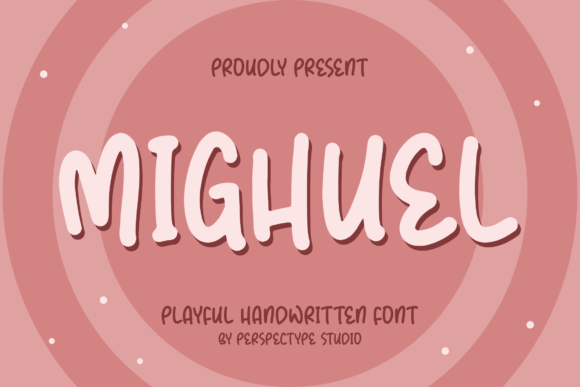 Mighuel: The Playful Handwritten Font for Crafters