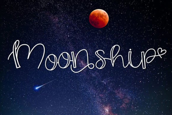 Moonship Font: The Perfect Handwritten Script for Crafters