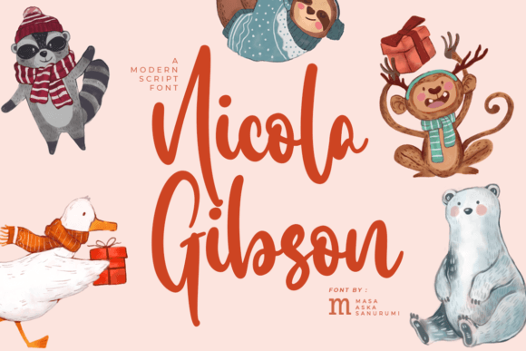 Nicola Gibson: A Refined Script Typeface for Editorial Design