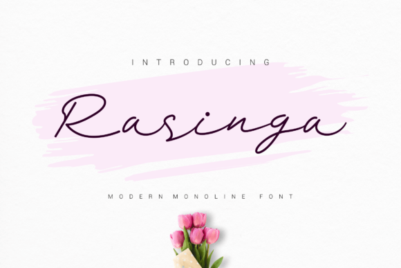Rasinga: A Bold Script Font for Modern Branding
