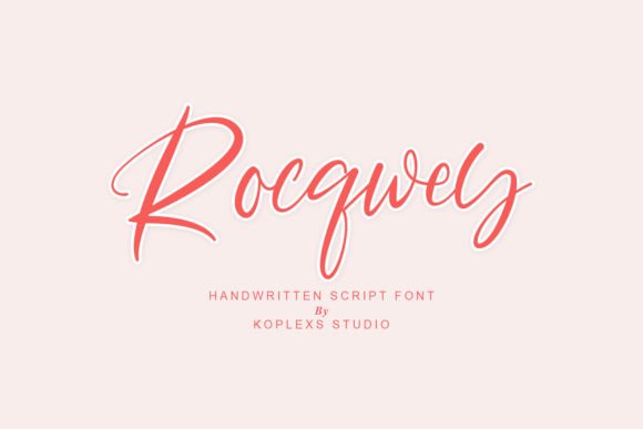 Rocqwey: A Natural Handwritten Typeface for Makers