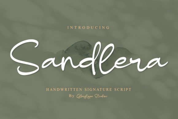 Sandlera: A Handwritten Typeface for Editorial Design