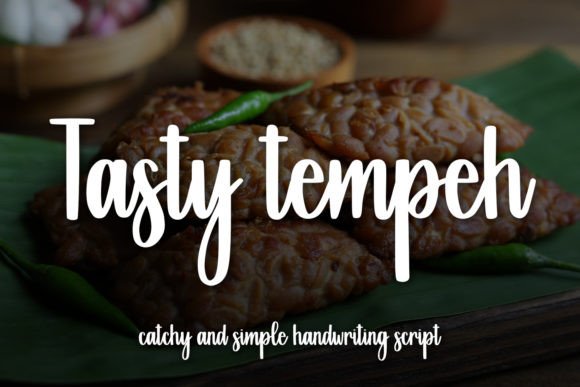 Tasty Tempeh: A Handwritten Font for Editorial Design