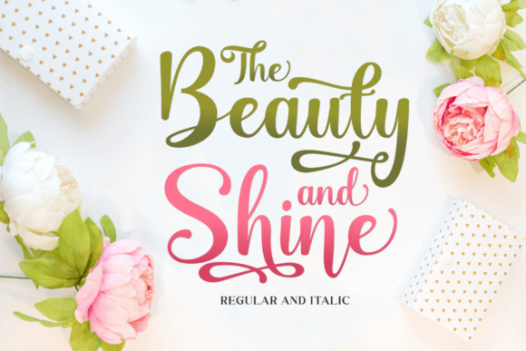 The Beauty and Shine: A Premium Script Font Review