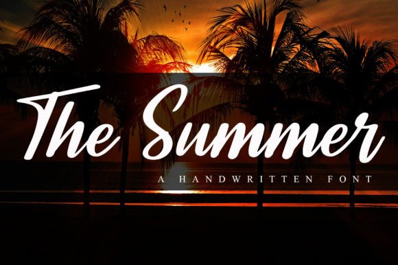 The Summer Font: A Playful Script for Creative Designs