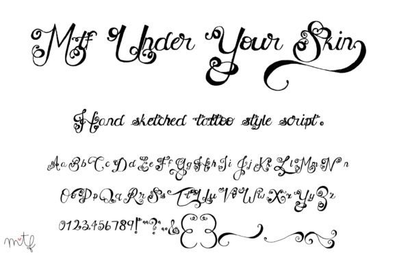 Under Your Skin: A Script Font for Elegant Branding